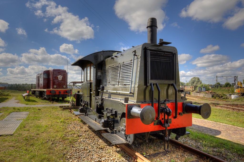 HDR Stoomtrein Goes Borsele verkeer transport spoorweg spoorwegen ns trein treinen loc stoomloc steamloc locomotief stoomlocomotief stoomlocomotieven erfgoed